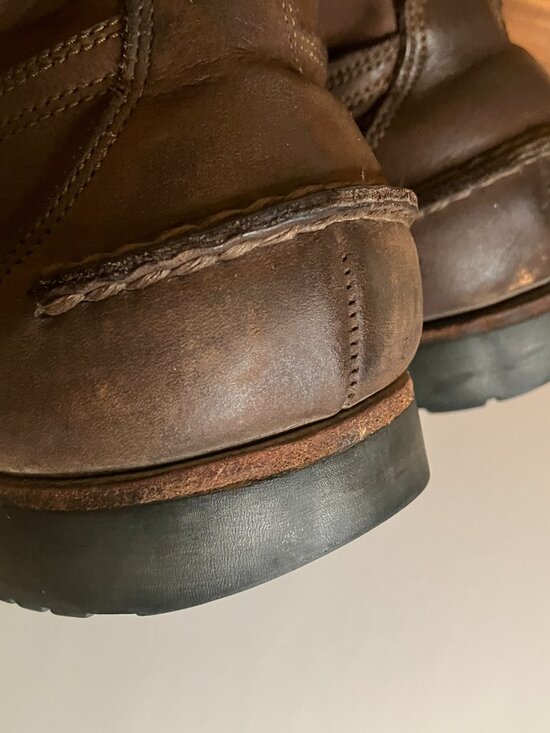 Vintage Florsheim Outdoorsman Boots Mens 10 Brown Leather Chukka Made in USA main image 7